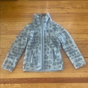 Patagonia Gray Leopard Print Jacket